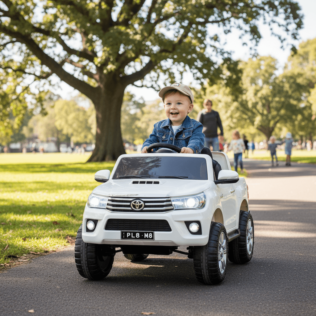AU slimline plate mounted on a car
