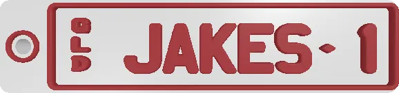 AU Slimline Keychain preview