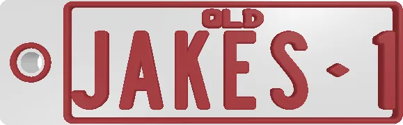 AU Classic Custom Mix Keychain preview