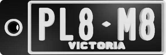 AU Classic Custom Keychain preview